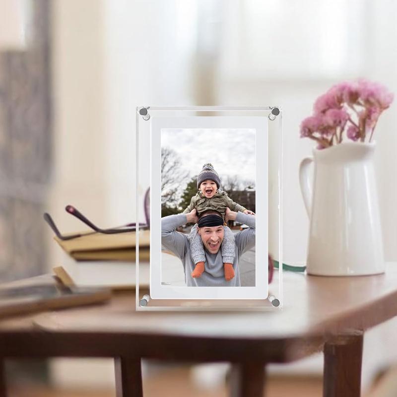 Acrylic Digital Photo Frame - 5/7 Inch