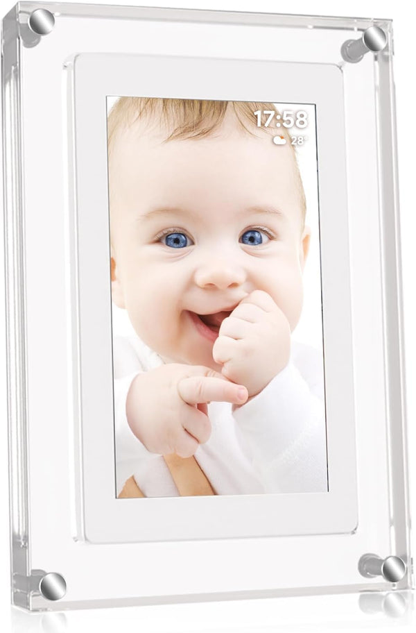 Acrylic Digital Photo Frame - 5/7 Inch