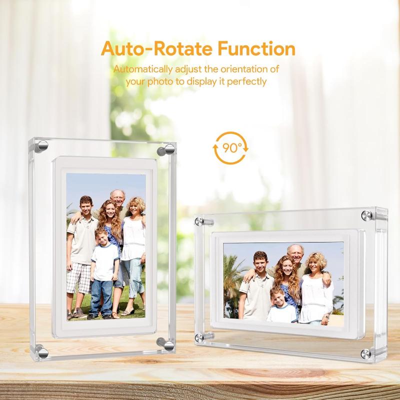 Acrylic Digital Photo Frame - 5/7 Inch