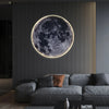 Luxury Creative Art LED Moon Wall Lamp