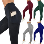 Women Gym Leggings Pocketed