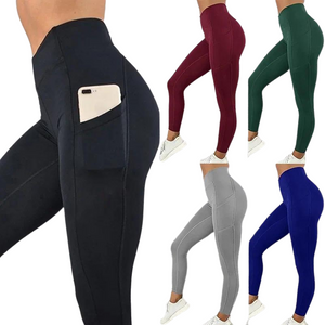 Women Gym Leggings Pocketed