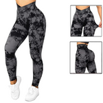 Seamless Women Tie Dye Gyem Legging 