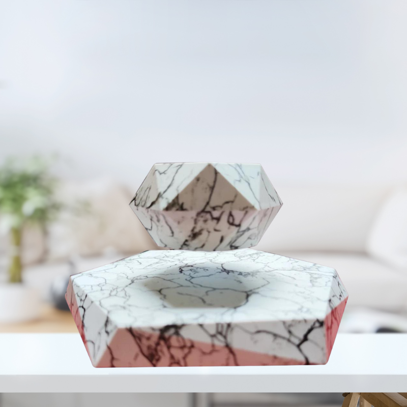 Levitating Flower Pot Grafic - Magnetic Suspension
