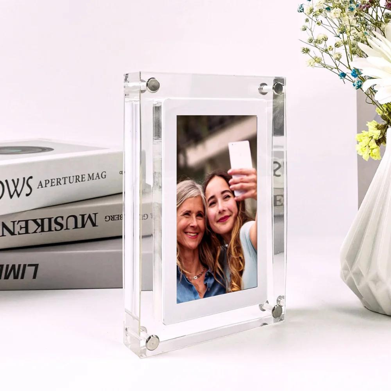 Acrylic Digital Photo Frame - 5/7 Inch