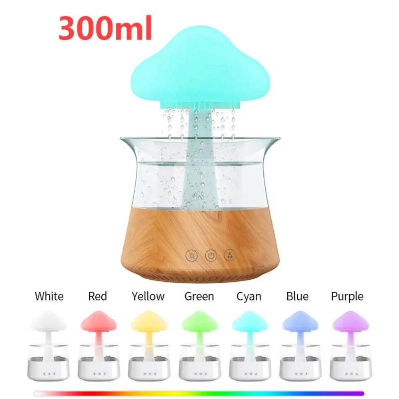 Mushroom Rain Air Humidifier - Aroma Diffuser