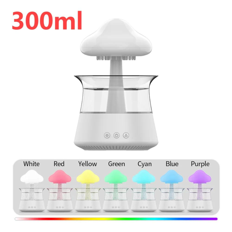 Mushroom Rain Air Humidifier - Aroma Diffuser