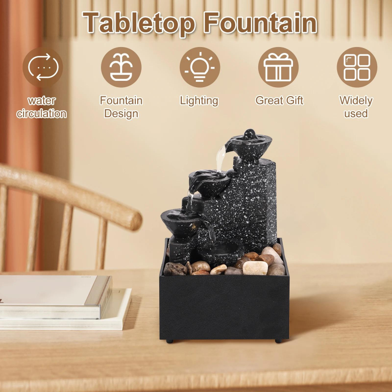 Desktop Waterfall Decoration - Creative Flowing Water 