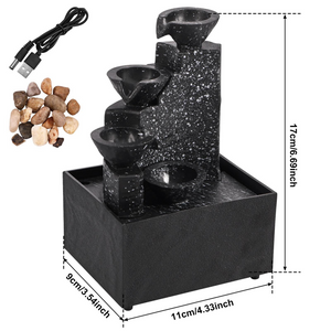 Desktop Waterfall Decoration - Creative Flowing Water 
