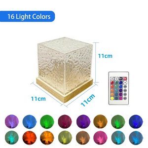 Dynamic Rotating Crystal Lamp - 3/16 Colors