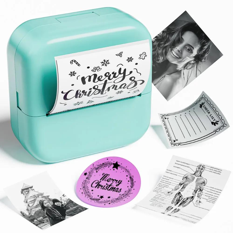 Phomemo Pocket Sticker Printer - Mini Thermal Printer Bluetooth