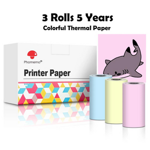 Phomemo Pocket Sticker Printer - Mini Thermal Printer Bluetooth