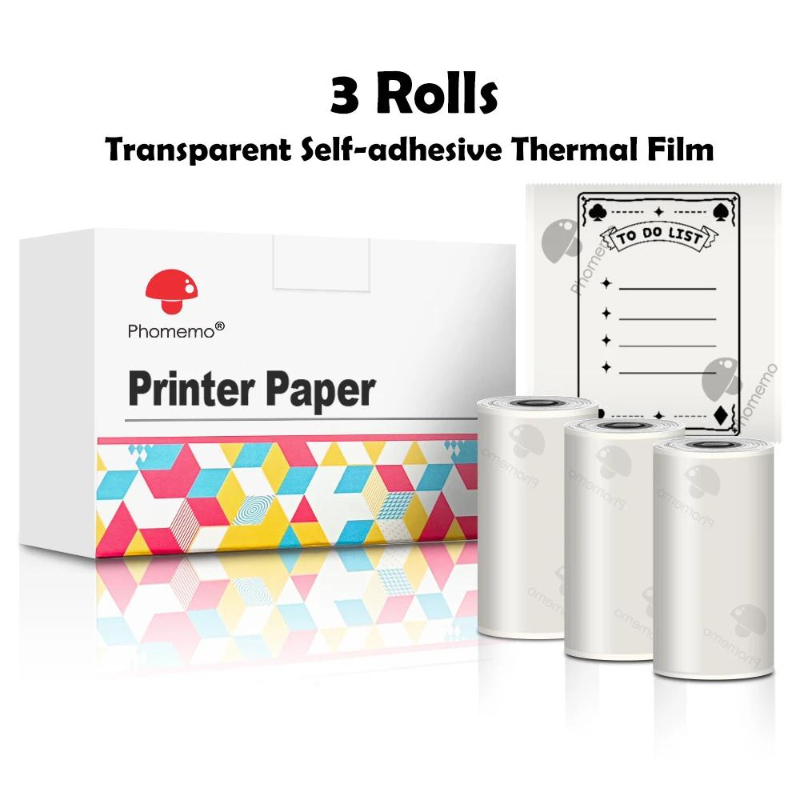 Phomemo Pocket Sticker Printer - Mini Thermal Printer Bluetooth