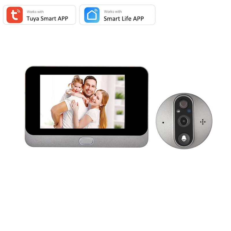 Smart WiFi Door Bell - Eye Peephole Camera