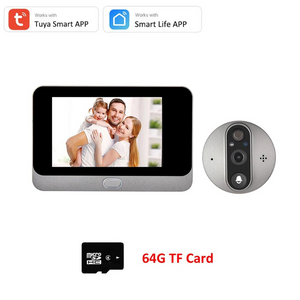 Smart WiFi Door Bell - Eye Peephole Camera