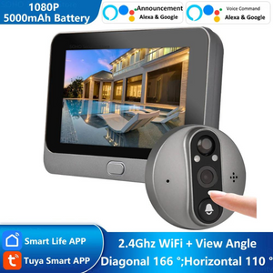 Smart WiFi Door Bell - Eye Peephole Camera
