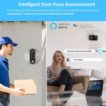 Smart WiFi Door Bell - Eye Peephole Camera