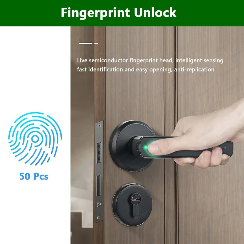 Smart Fingerprint Door Lock - APP Unlock