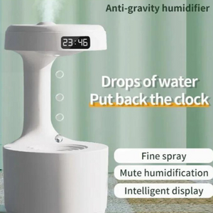 Water Droplet Air Humidifier Anti-Gravity - LED Night Light
