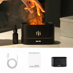 Diffuser Aromatherapy and Flame Effect Air Humidifier