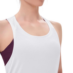 Women Gym Backless Shirts - Sleeveless 