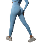 Women Seamless Gym Leggings - High Waist  and Booty Lifting