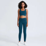 Women High Waist Leggings and Bra