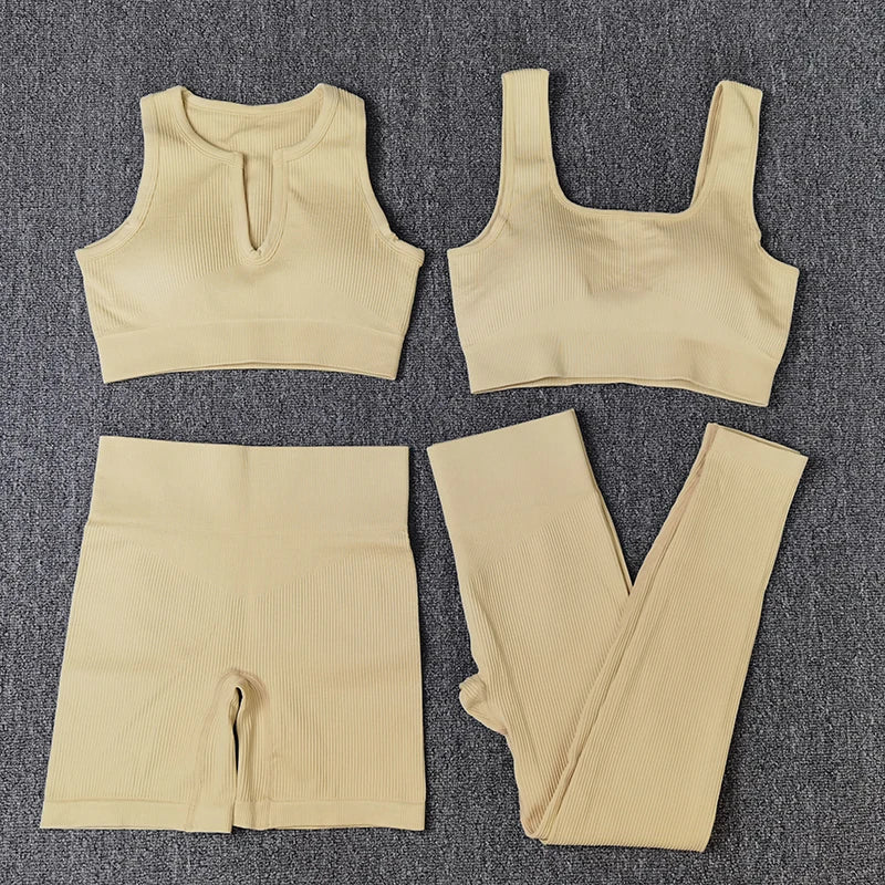 Women Seamless Workout Set - up to 5 Pcs