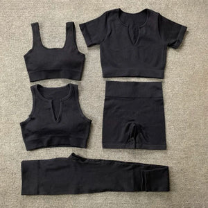 Women Seamless Workout Set - up to 5 Pcs