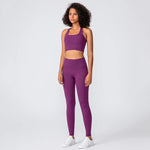 Women Sportswear Set 2 Pcs - Sports Bra and High Waist Legging