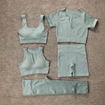 Women Seamless Workout Set - up to 5 Pcs