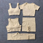 Women Seamless Workout Set - up to 5 Pcs