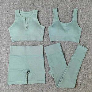 Women Seamless Workout Set - up to 5 Pcs