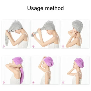 Women Quick-Drying Hair Towel - Microfiber Wisp