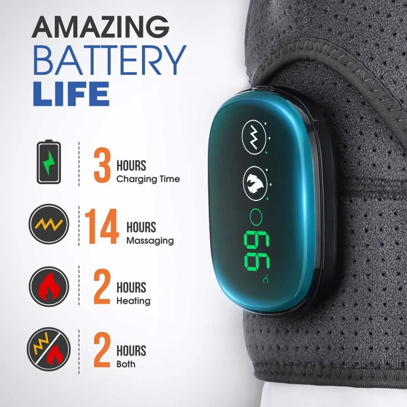 Electric Shoulder Massager - 2 In 1 Heating Vibration and Massage