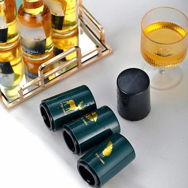 Automatic Beer Bottle Opener - Stainless Steel Press Lid Beer