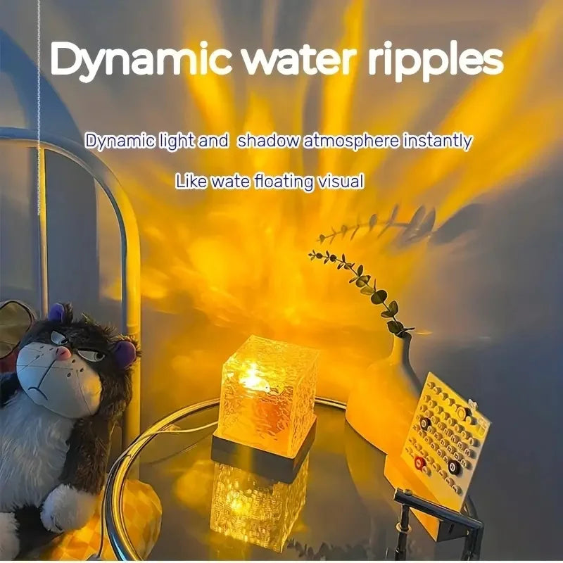Dynamic Rotating Crystal Lamp - 3/16 Colors