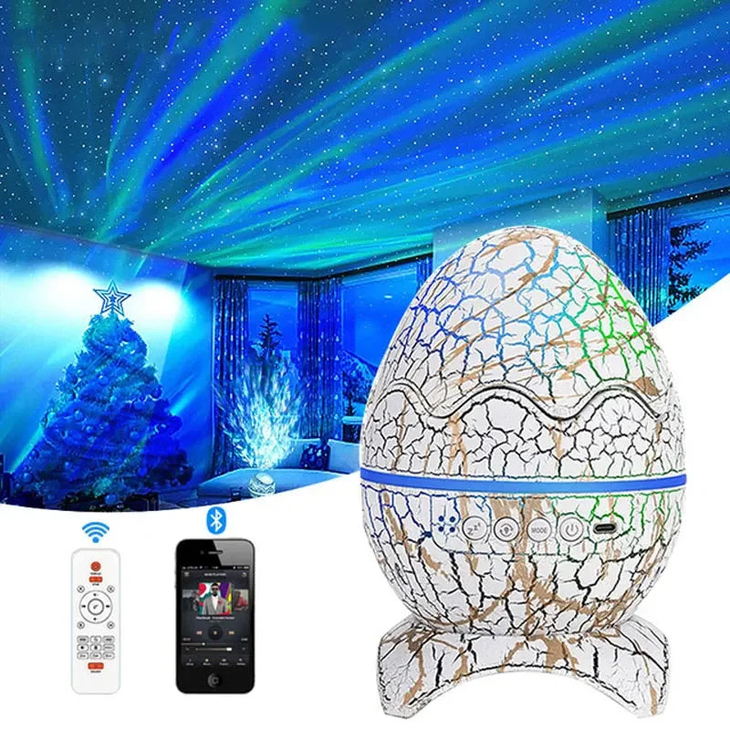 Dinosaur Egg Shell - Galaxy Projector