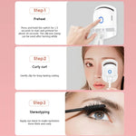 Portable Electric Heated Eyelash Curler 