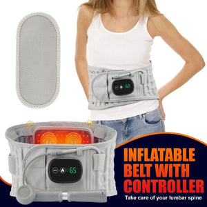 Inflatable Belt Abdomen Pain Relief - Heating Vibration and Massage