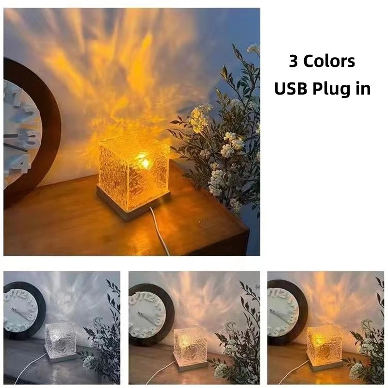 Dynamic Rotating Crystal Lamp - 3/16 Colors