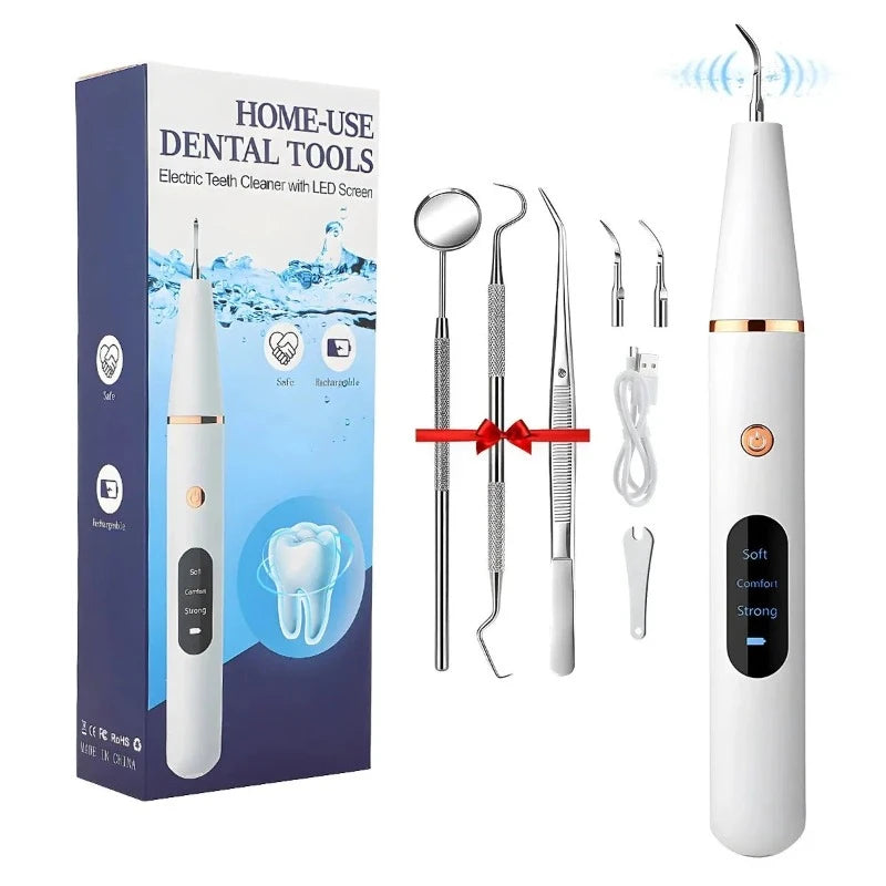 Electric Dental Calculus Remover - Ultrasound Stains Teeth Polishing