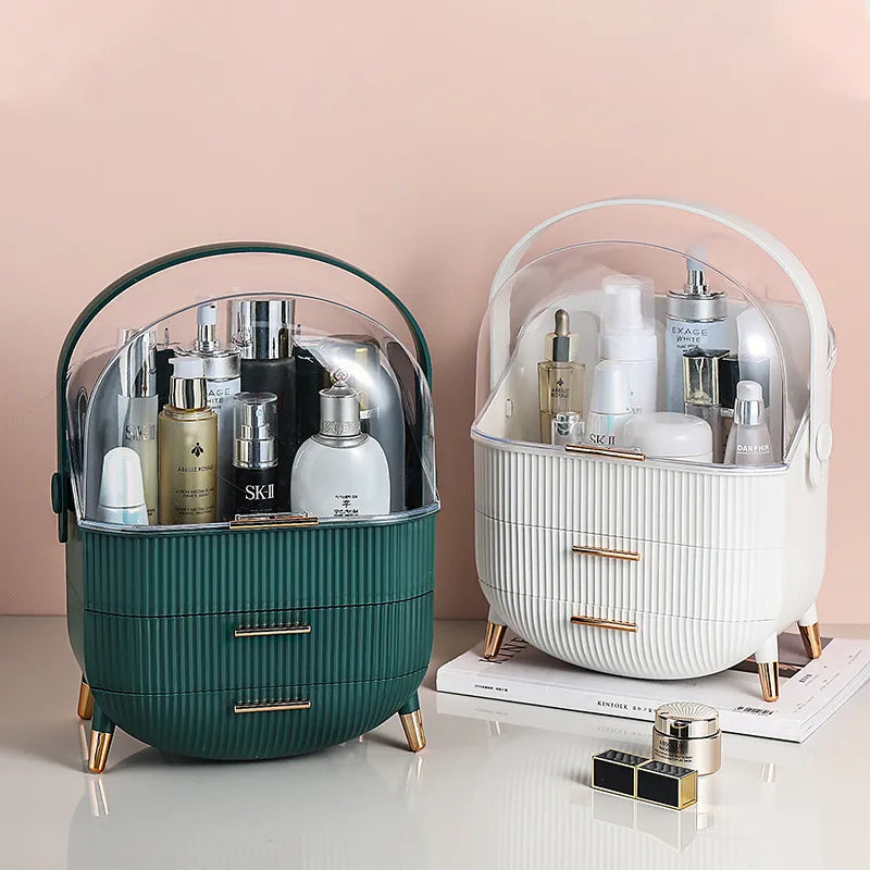 Cosmetic Storage Box - Makeup Organizer With Drawer