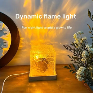 Dynamic Rotating Crystal Lamp - 3/16 Colors