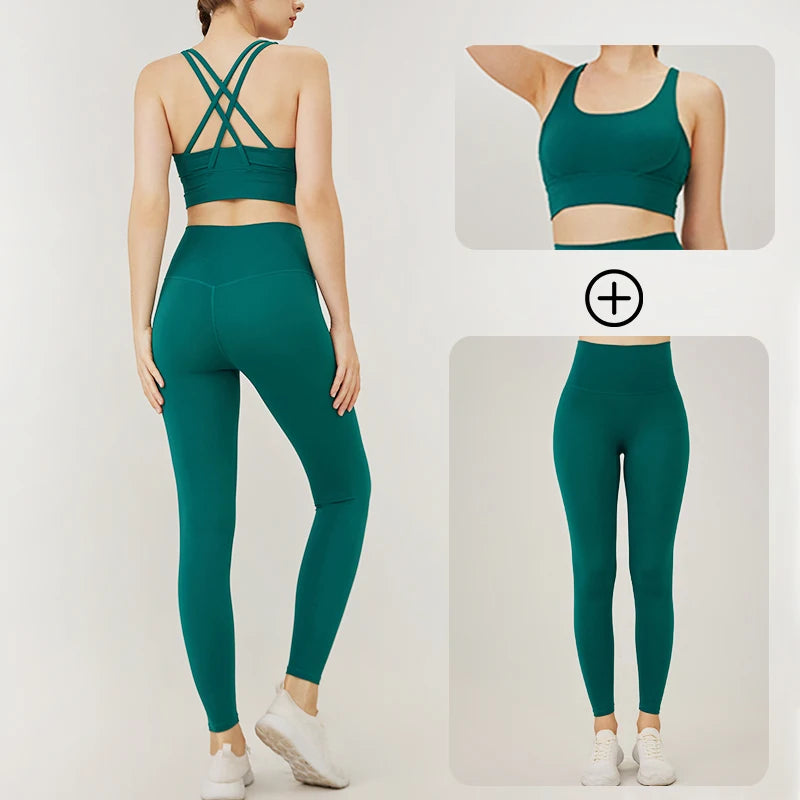 Women Yoga Set Sports - Bra and Legging