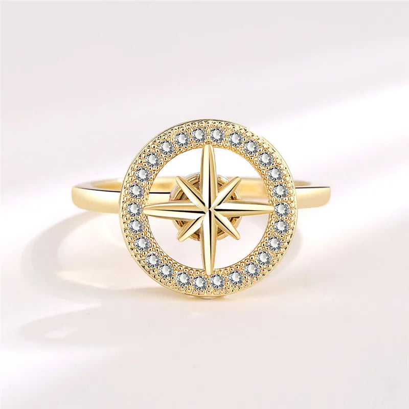 Fashion Crystal Calm Ring