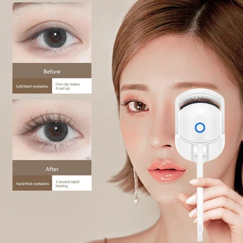 Portable Electric Heated Eyelash Curler 