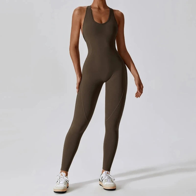 Women Jumpsuit Fitness - Outfit Push-Up Activewear