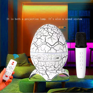 Dinosaur Egg Shell - Galaxy Projector