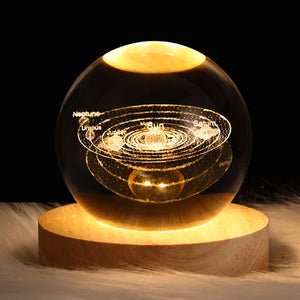 Luminous Crystal Ball Night Light - Atmosphere Projection